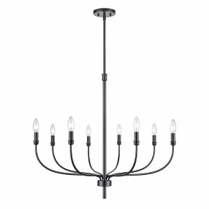 Elk Home Newland 8 - Light Chandelier in  Matte Black - 1 of 3