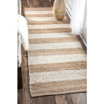 Nuloom Flatweave Alisia Stripes Jute Area Rug Target