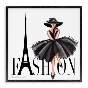 Stupell Industries Parisian Fashion Illustration Framed Giclee Art - 1 of 4