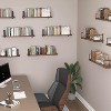 Attop Floating Shelves - 24 Inch Wall Mounted Set of 3 Rustic Wood Shelves for Wall Decor and Living Room Storage - 2 of 4