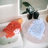 REGALWOVEN Alpaca Soft Absorbent Chenille Decorative Fuzzy Ball Hand Towel 7" x 11" 1 Pc - 4 of 4