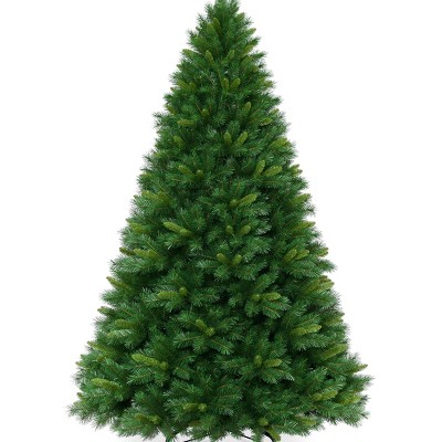 Pre-Lit Slim Xmas Tree with Warm White Lights, Pine Cones & Stand ¨C Perfect for Home, Party