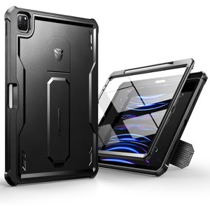 Dexnor for iPad Pro 12.9 Inch Case 2022/2021/2020(6th/5th/4th), Heavy Duty Shockproof Protective Cover with Built-in Kickstand & Pen Holder - 1 of 1