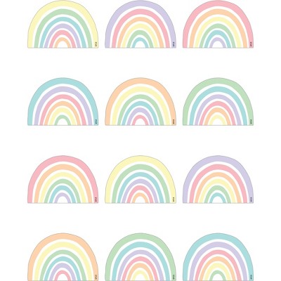 Teacher Created Resources® Patel Pop Rainbows Mini Accents, 36 Per Pack, 6 Packs