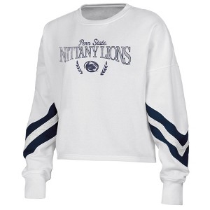 NCAA Penn State Nittany Lions Women's Crew Fleece Sweatshirt - 1 of 3