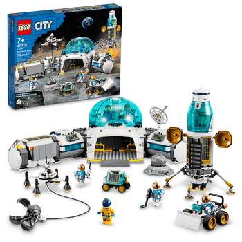 LEGO City Lunar Research Base Space Astronaut Toy Set 60350