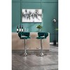 Kumasinova 30-38"H Adjustable Height Bar Stools Set of 2,Chic Swivel Counter Height Barstools with Luxury Velvet Upholstery&Chrome Legs - 2 of 4