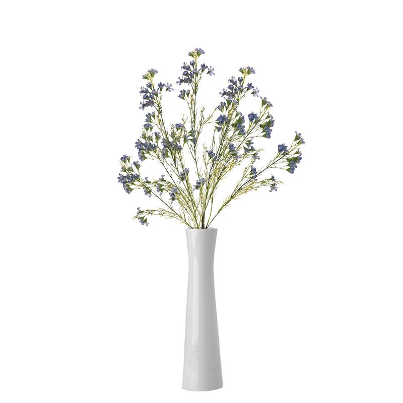 Allstate Floral 27" Blue Waxflower Artificial Decorative Spray, 3 of 5