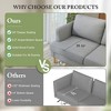 GYIIYUO Loveseat Sofa 56", Upholstered Small Couches for Small Spaces, Mid Century Love Seat Couches for Living Room - 2 of 4