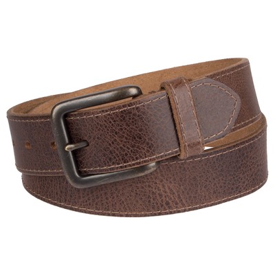 levi's brown leather belt