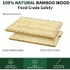 24x18 Inch Bamboo Cutting Board, Deep Juice Groove, Built-In Handles, Pre-Oiled Butcher Block for Meat, Vegetables, Fruit, Easy to Clean - 3 of 4
