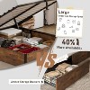 AMERLIFE Lift Up Storage Bed with Storage Underneath, No Headboard - 4 of 4
