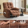 Coucheta Massage Recliner Chair with Heat, Wide with Remote Control, Overstuffed Fabric Reclining Chair with Side Pockets for Living Room - 3 of 4