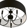 Livex Lighting Birchwood 5 - Light Pendant in  Black - 4 of 4