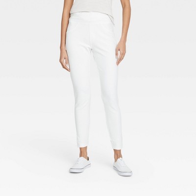 white jeggings