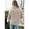 Women's Stripe Drop Sleeve Hoodie - Little Daisy Closet - 2 of 3