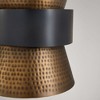 Capital Lighting Loren 1 - Light Pendant in  Patinaed Brass/Dark Zinc - 2 of 3