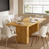 WOWLIVE 70.8" Rectangular Dining Table for 6-8 People,  Farmhouse Wood Kitchen Table with Storage Drawer - 4 of 4