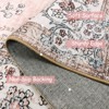 Lahome Loop Border Gradient Style Short Pile Velvet Rectangular Indoor Area Rug - 4 of 4