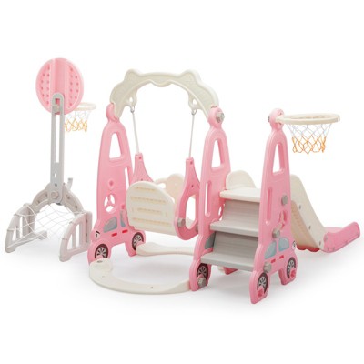Infurnic Baby Activity Gyms Multi-Functional Climbing Frame, PE and PP Material, Safe and Sturdy Design, Multicolored, 52.76"*14.97"*5.71"