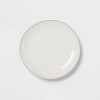 12pc Stoneware Wethersfield Artisan Dinnerware Set White - Threshold™: Microwave & Dishwasher Safe Dish Set - image 4 of 4