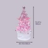 NAYSAYE 6FT Artificial Christmas Tree Unlit Slim Pencil Tree with Foldable Metal Stand for Home Office Party Decor, Pink, 70.87"*34.65"*34.65" - 3 of 4