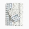 Gulches Full/Queen Cotton Printed Duvet Cover Set with Chenille, Cozy Bedding for Home Decor - 2 of 4