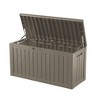 Chic Crate-Emperic Design 46.3'' W 80 Gallons Water Resistant Resin Lockable Deck Box - 4 of 4