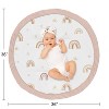 Sweet Jojo Designs Girl Baby Tummy Time Playmat Boho Rainbow Pink Gold and Taupe - image 4 of 4