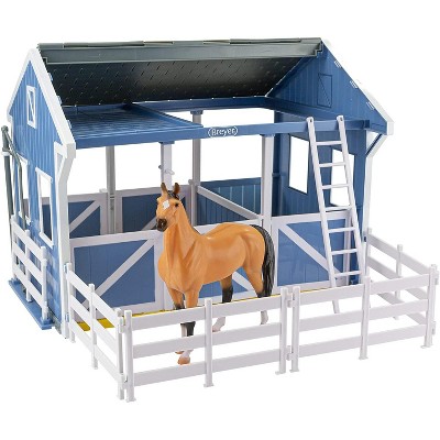 Breyer Animal Creations Breyer 1:12 Scale Freedom Series Deluxe Country Stable with Horse & Wash Stall