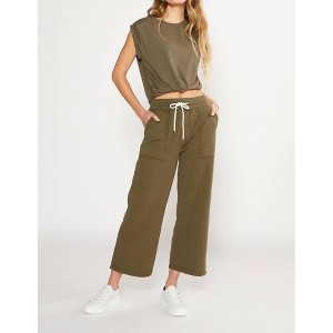 Women's Vivian Wide Leg Terry Pant - ETICA - 1 of 4