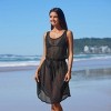 Women's Sparkle Lurex Style Sheer Drawstring Cover Up Midi Dress - Cupshe - 2 of 4