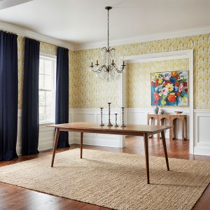 Mid Century Modern Rectangular Dining Table - Pine (94in / 2380mm) - 1 of 4