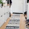 Vintage Patchwork Runner Rug - Machine Washable, Non-Slip, Stain-Resistant, Geometric Design, Foldable, Soft Low-Pile for Hallway - 3 of 4