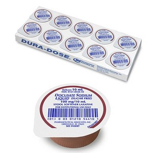 Pai Docusate Sodium 100mg/10mL Liquid 10 Ct, CASE OF 100 - 1 of 1