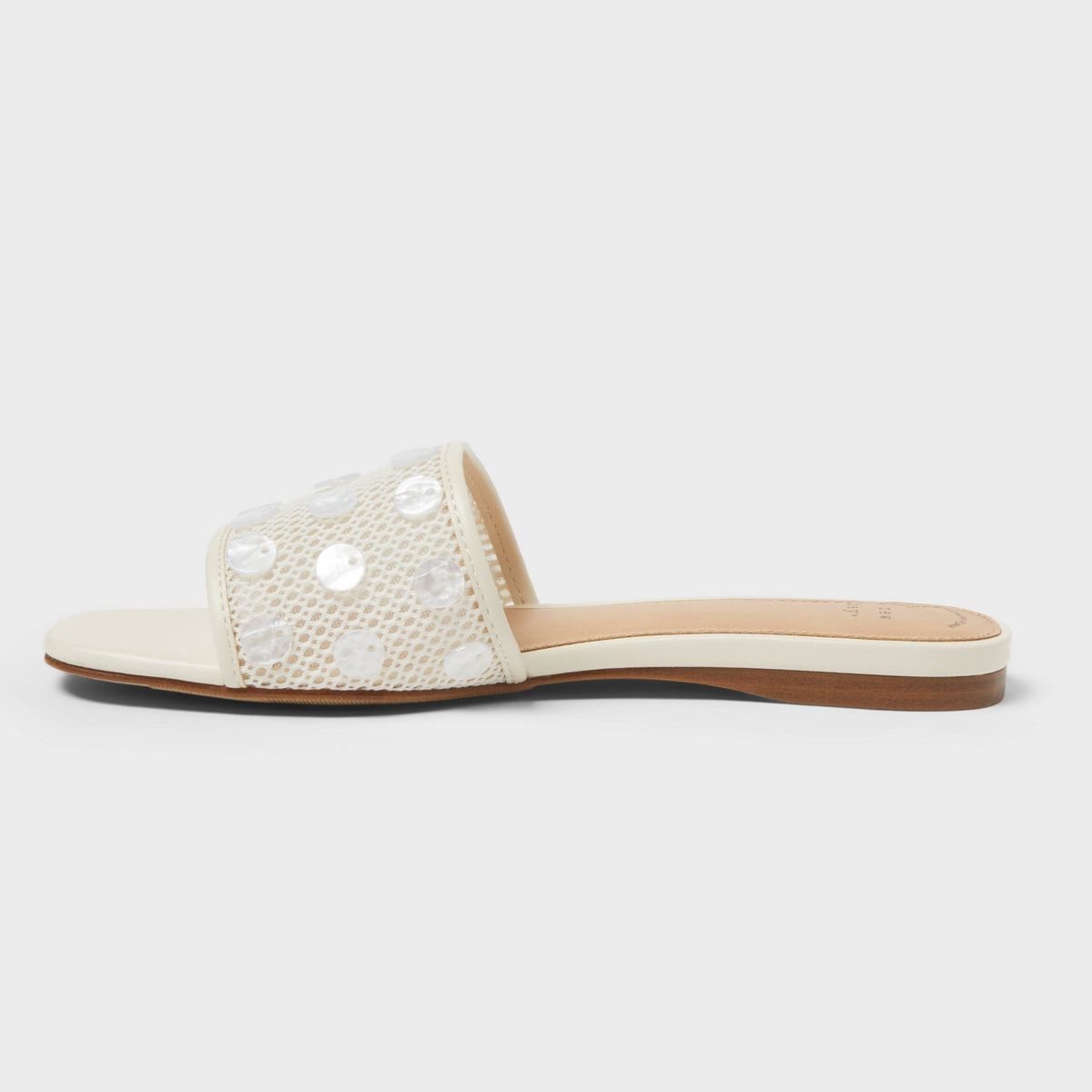 Women’s Elain Sandals with Memory Foam Insole - A New Day™ Ivory - thumbnail 2