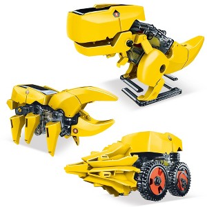 Picasso-TILES 3-in-1 STEM Solar Powered Dinosaur Robot Science Kit, STEM Toys for Kids 3+ - 1 of 4