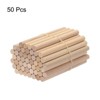 Unique Bargains Crafts Garden Christmas Decoration Round Natural Wood Sticks 50 Pcs - 3 of 4