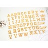 56 PCS Sequin Letter Iron On Patches A-Z Alphabet Varsity Letter Sewing Repair Preppy Glitter Hot-fix for Bag Shoes DIY Supplies - 2 of 4