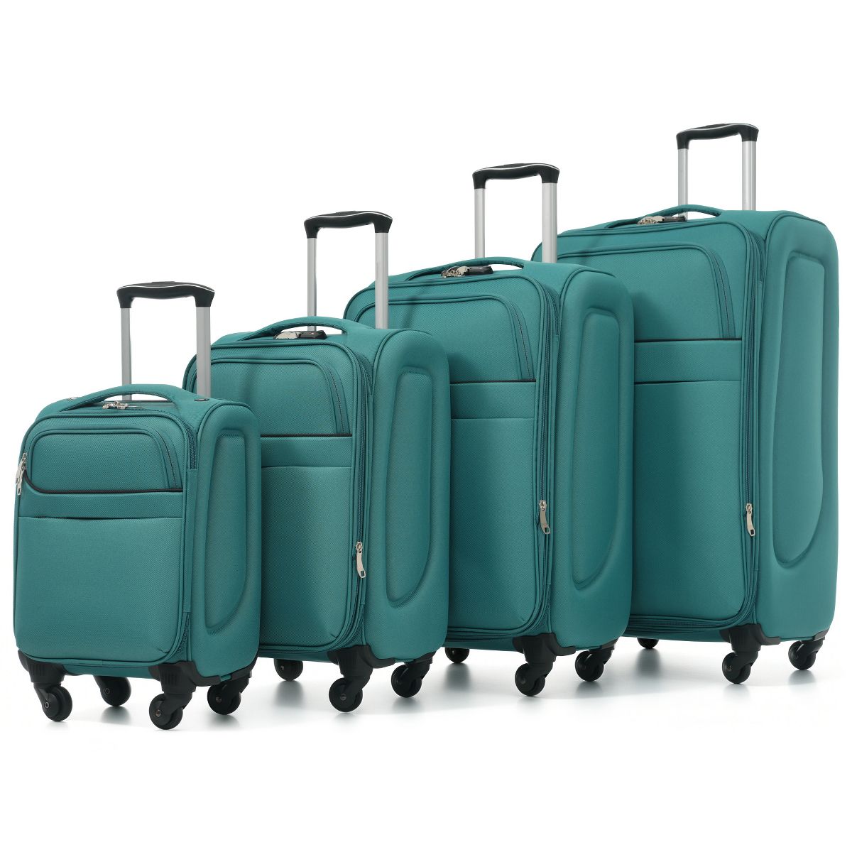 Polibi Ligheweight Expandable Luggage Set of 4, 18"/22"/26"/30" Suitcase with Spinner Wheels, TAS Lock - thumbnail 2