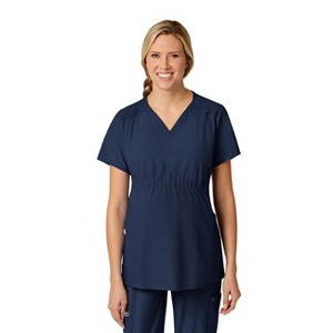 Wink W123 Maternity V-Neck Scrub Top - 1 of 4