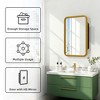 Dovelina Wall Medicine Cabinet Mirror Cabinet Multifunctional Wall-Mounted Mirrored Cabinet with Magnetic Doors - 4 of 4