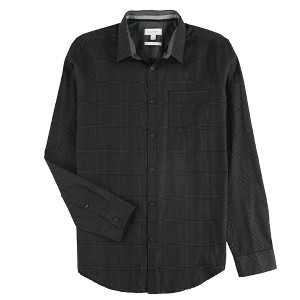 Calvin Klein Mens Jacquard Button Up Shirt - 1 of 2