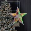 Prismatic Iridescent Traditional Star 24", LED lights - 2 of 4