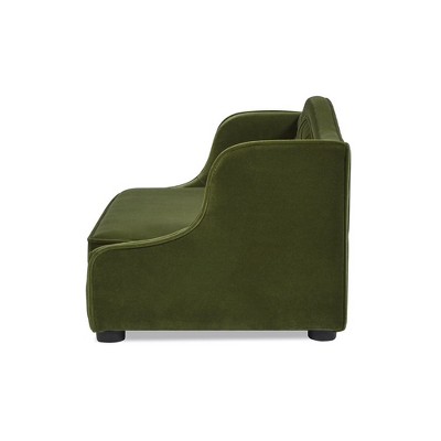 Robin 35" Olive Green Velvet Tufted Wingback Pet Sofa Bed