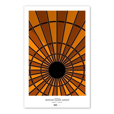 NHL New York Rangers Madison Square Gardens Art Poster Print