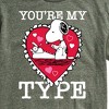Men's - Peanuts - You're My Type Short Sleeve Graphic T-Shirt - 2 of 4