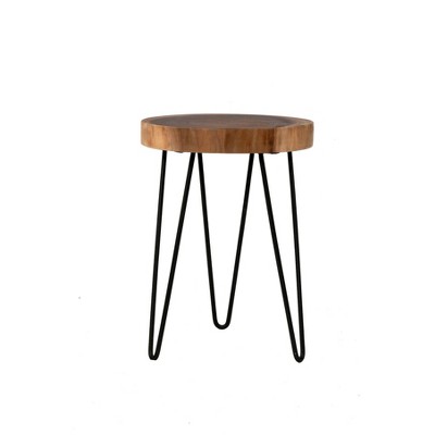Laredo Teak Accent Table Brown - East At Main