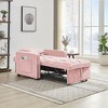 PAGED Multifunctional Sofa Bed Folding Sofa Bed Single Sofa Recliner with Curved Backrest for Living Room, Apartment - 2 of 4