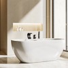 YAWWALK Single-Handle Tub-Mount Roman Tub Faucet with Hand Shower in - 2 of 4
